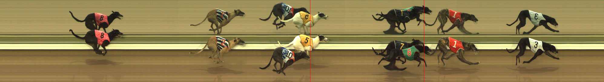 Race result finish photo